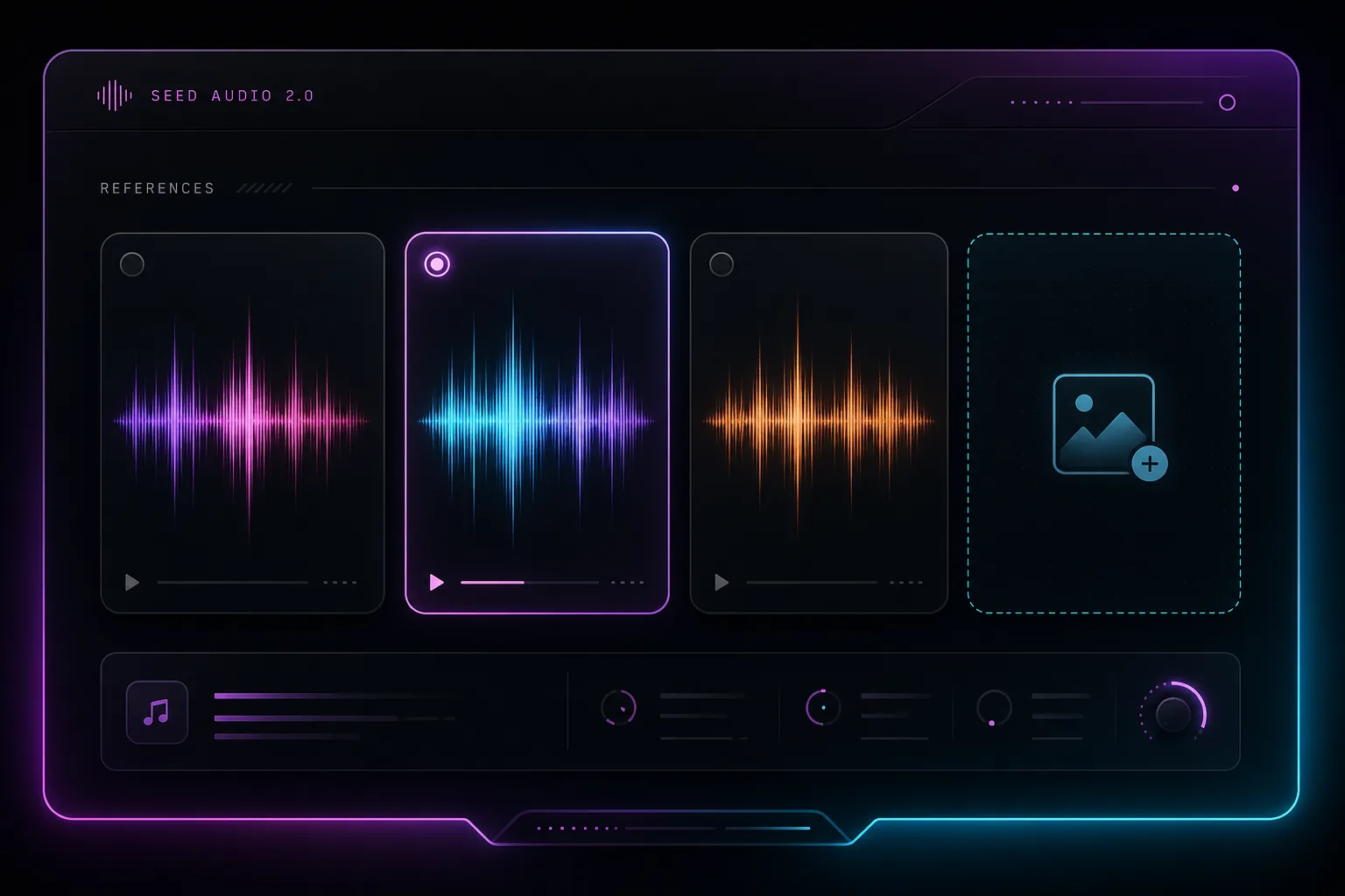 Add optional references in Seed Audio 2.0