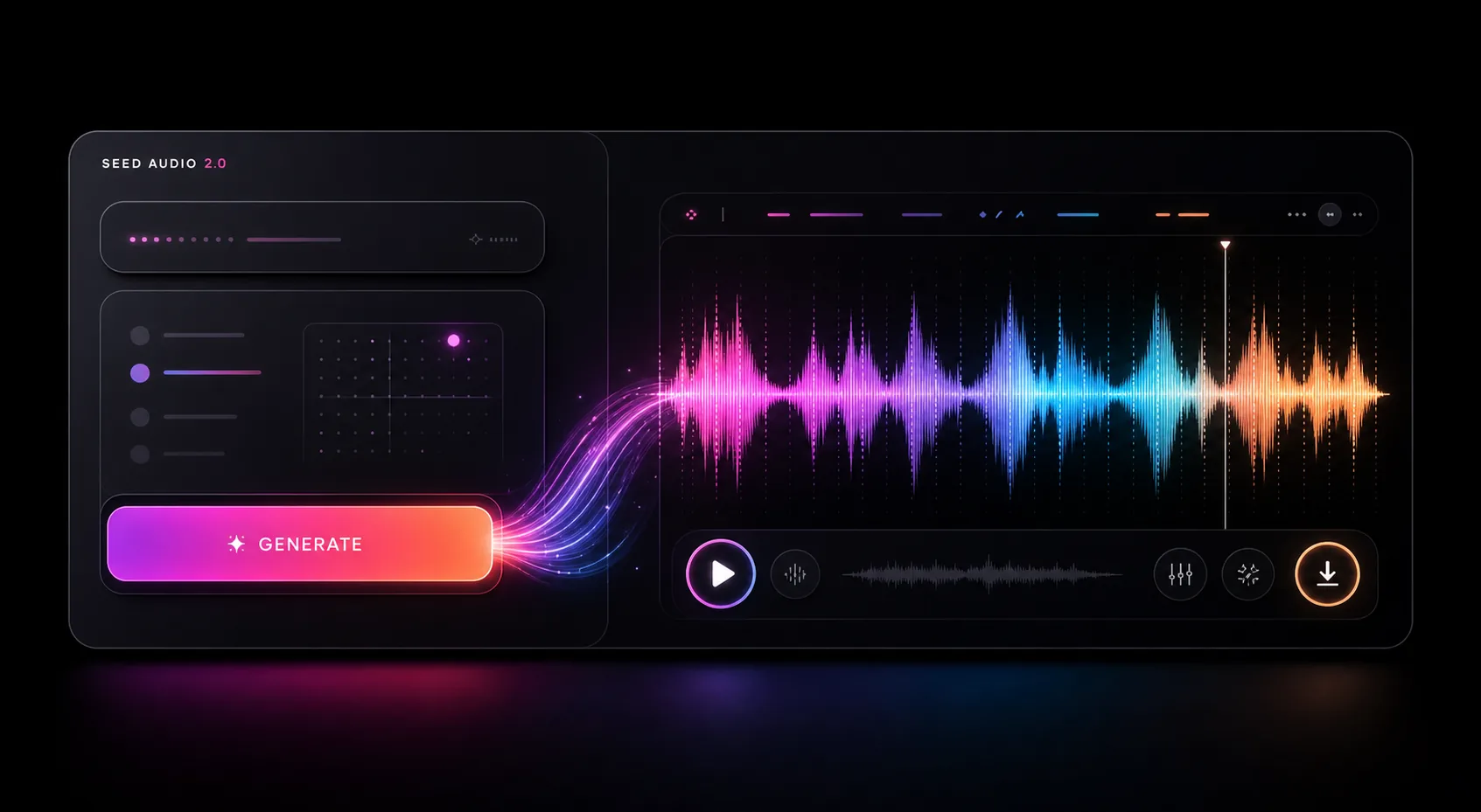 Generate and review in Seed Audio 2.0
